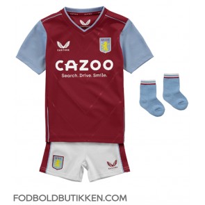Aston Villa Philippe Coutinho #23 Hjemmebanetrøje Børn 2022-23 Kortærmet (+ Korte bukser)